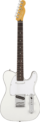 Fender American Ultra Telecaster, Blanco, Electric Guitar