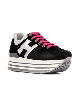 Hogan logo lace-up sneakers