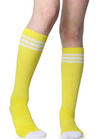 yellow tube socks