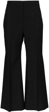 Marcus cropped flared trousers