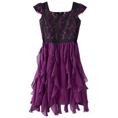 Girls purple dress
