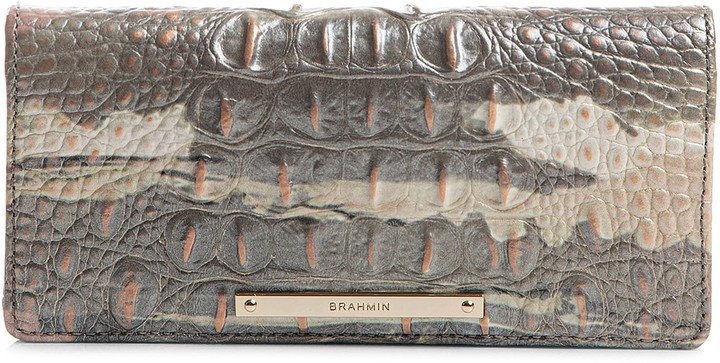 Ady Croc Embossed Leather Wallet
