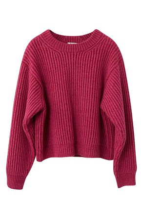Acne Studios Ribbed Oversized Sweater | Nordstrom