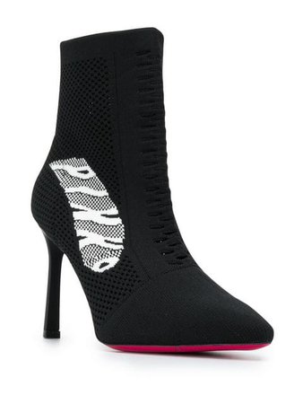 Pinko knitted sock boots