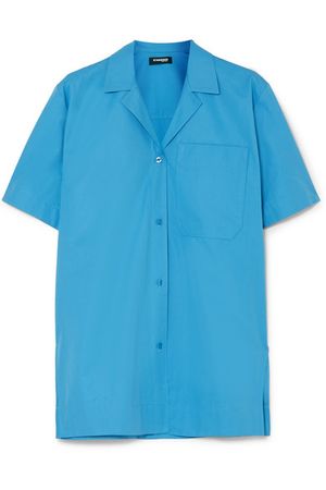 Kwaidan Editions | Coated cotton-poplin shirt | NET-A-PORTER.COM