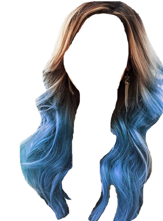 Demi Lovato Blue Brown Ombre hair (Heavenscent)