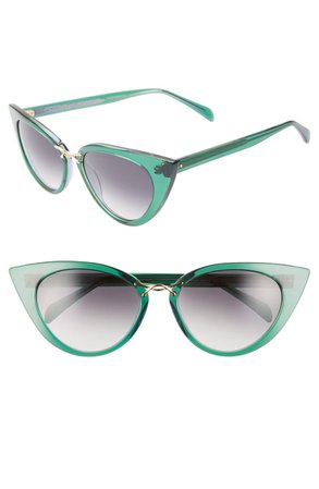 Oscar de la Renta x Morgenthal Frederics Twisti 58mm Cat Eye Sunglasses | Nordstrom
