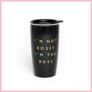 Amazon.com: Ankit Ceramic Travel Coffee Tumbler - Girl Girl Girl 16 Oz Insulated Coffee Mug with Lid: Kitchen & Dining