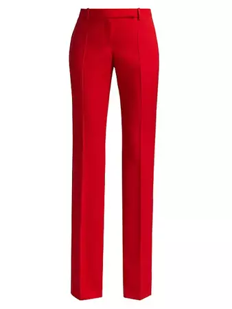 Shop Alexander McQueen Straight-Leg Trousers | Saks Fifth Avenue