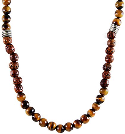 Mr. Tiger's Eye Beaded Necklace