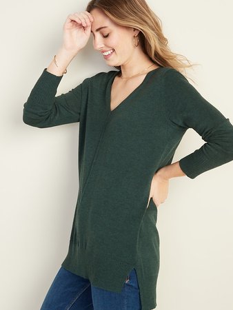 V- Neck Tunic Sweater for Women | Old Navy