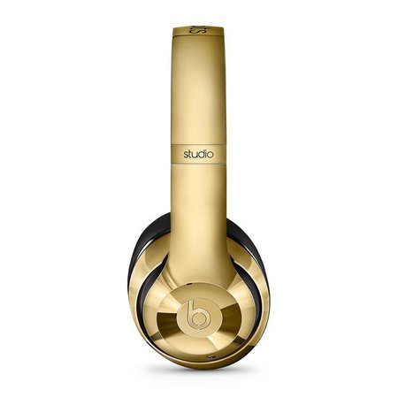 Gold Gloss Wireless Headphones (beats)