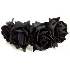 black flower crown - Google Search