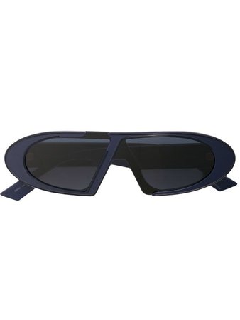 Dior Eyewear Oblique Asymmetric Sunglasses - Farfetch