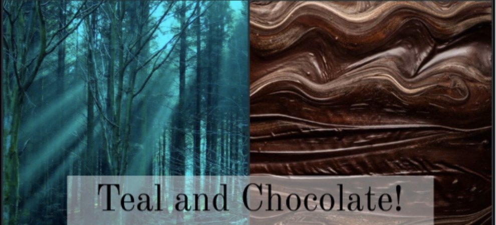 teal and chocolate contest!