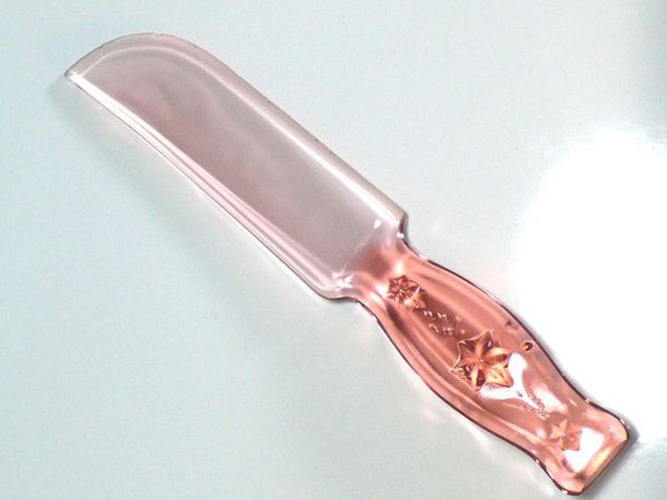 Pink Glass Knife