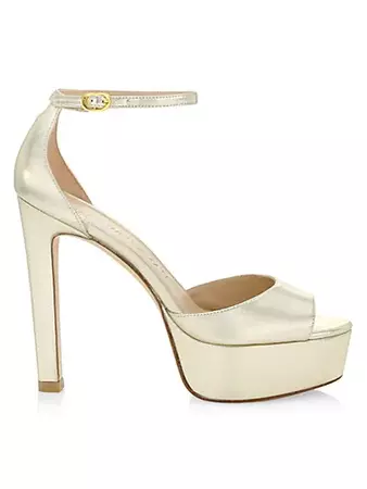 Shop Rene Caovilla Crystal-Embellished Satin Platform Sandals | Saks Fifth Avenue