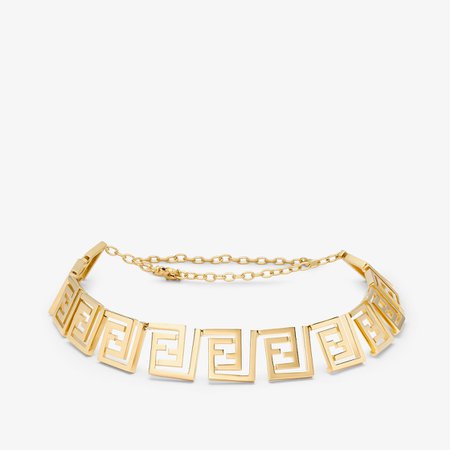 FF necklace - Fendace Gold-colored necklace | Fendi