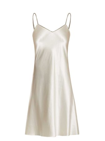 Decorative-zip silk-satin slip dress | Helmut Lang | MATCHESFASHION.COM