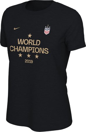 Nike Women's 2019 FIFA Women's World Cup Champions USA Soccer Black T-Shirt | DICK'S Sporting Goods