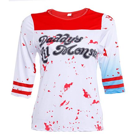 Chemise T-shirt De Deguisement COSTUME Harley Quinn Suicide Squad Lil Monster de Papa halloween: Amazon.fr: Jeux et Jouets