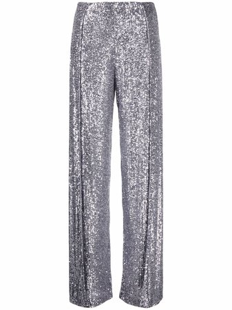 TOM FORD Sequined wide-leg Trousers - Farfetch