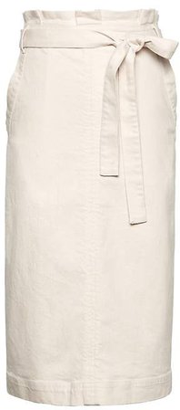 Paper Bag-Waist Pencil Skirt
