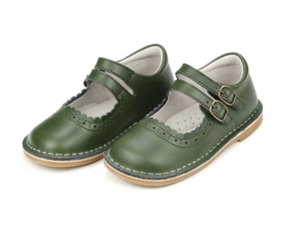 green baby shoes mary janes