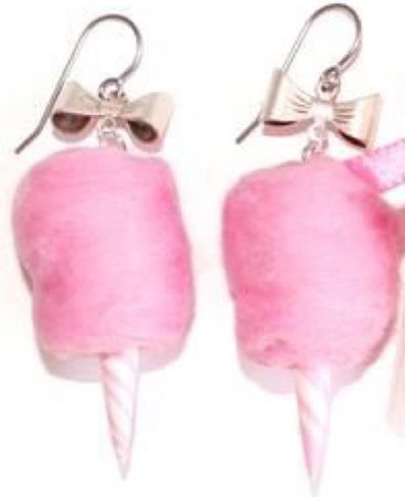 Cute Cotton Candy Earrings