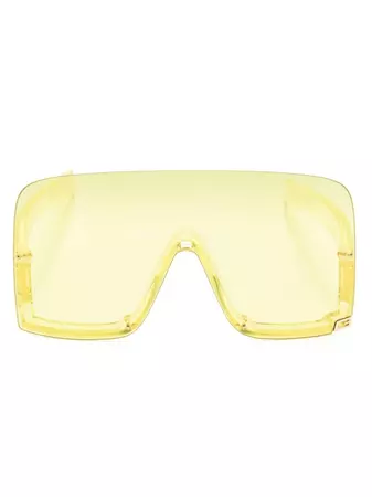 Gucci Eyewear Mask-shaped Frame Sunglasses - Farfetch