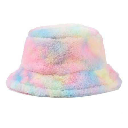 Furry Rainbow Bucket Hat | Own Saviour