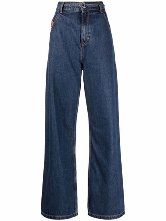Tommy Hilfiger crest belted relaxed carpenter jeans - FARFETCH