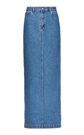 Denim Midi Skirt By Magda Butrym | Moda Operandi