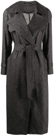Carola belted trench coat