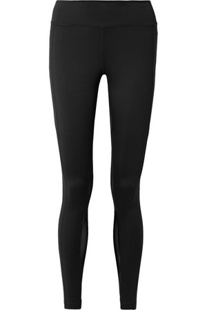 Nike | Power mesh-paneled Dri-FIT stretch leggings | NET-A-PORTER.COM