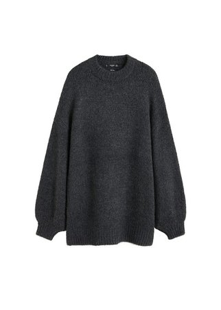 MANGO Long knit sweater