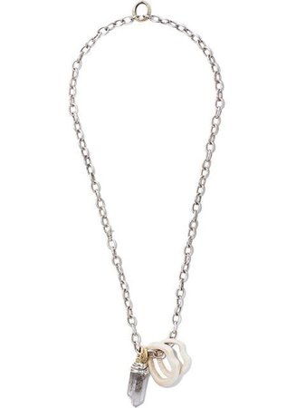 Hunrod Crystal Stacking Necklace CRYSTALSTACKINGNECKLACE Silver | Farfetch
