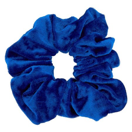 blue scrunchies