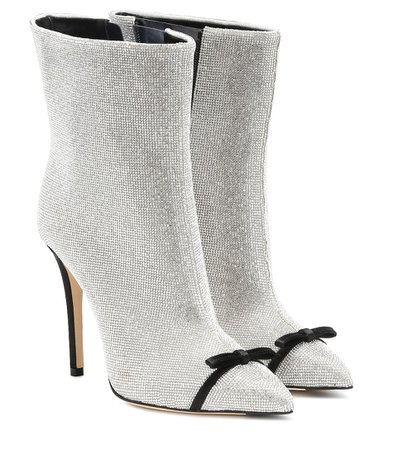 Crystal-Embellished Ankle Boots - Marco De Vincenzo | mytheresa