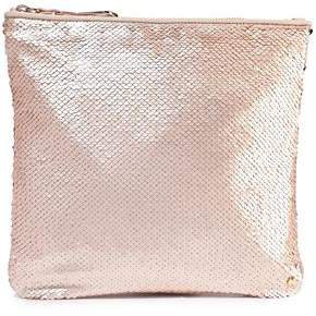 Sequined Satin Pouch