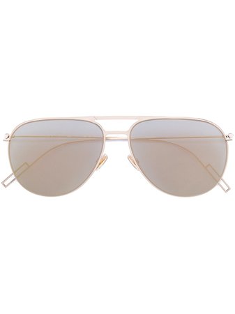 Dior Eyewear Aviator Sunglasses DIOR0205SJ5G Metallic | Farfetch