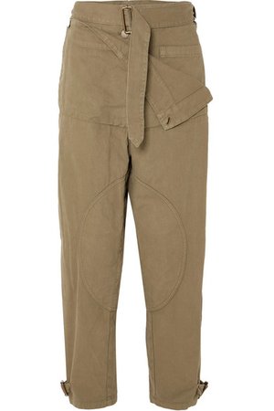 JW Anderson | Belted cotton-canvas pants | NET-A-PORTER.COM