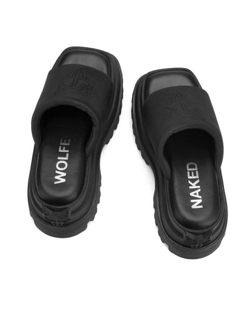 Naked Wolfe - Delicious Black slip-ons