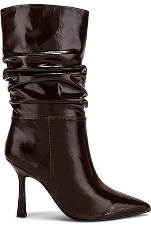 dark burgundy leather slouch boots - Google Search