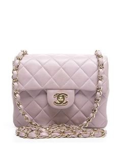 Chanel Lavender Lambskin Mini Flap Bag