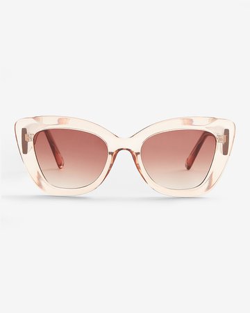 Clear Frame Cat Eye Sunglasses | Express