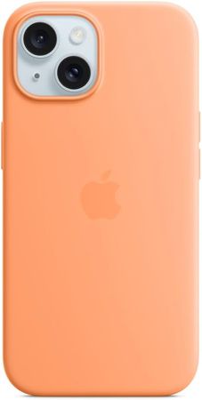 Amazon.com: Apple iPhone 15 Silicone Case with MagSafe - Orange Sorbet ​​​​​​​ : Cell Phones & Accessories