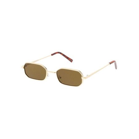 Sunglasses | Shop Women's Tiny Rectangle Sunglasses at Fashiontage | HD0409WS01_B