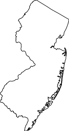 File:New Jersey Outline map.svg - Wikimedia Commons
