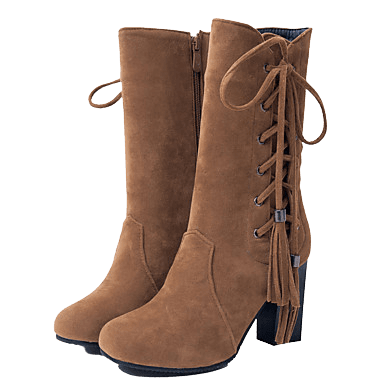 Light Brown boots Heels